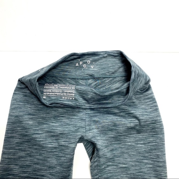 A.P.C X Outdoor Voices Rare Seamless Leggings Charcoal Gray AW16 - Picture 9 of 11